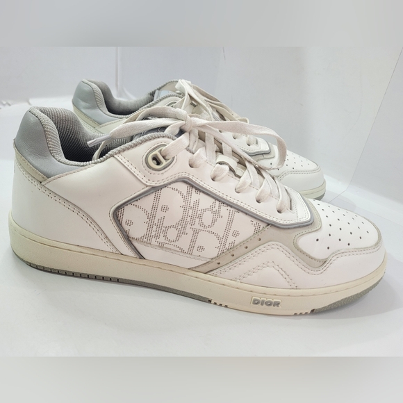 CHRISTIAN DIOR B27 LOW TOP WHITE/GREY SNEAKER SIZE EU43/US10 - Picture 12 of 16